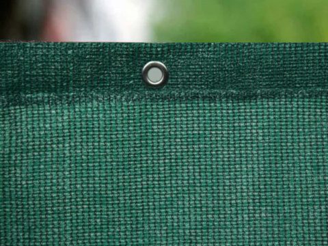 Tel Çit Brandası - 180 gr 95lik Yeşil File - Şeritli Halkalı